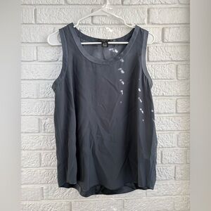 Lafayette 148 New York Charcoal Tank Top